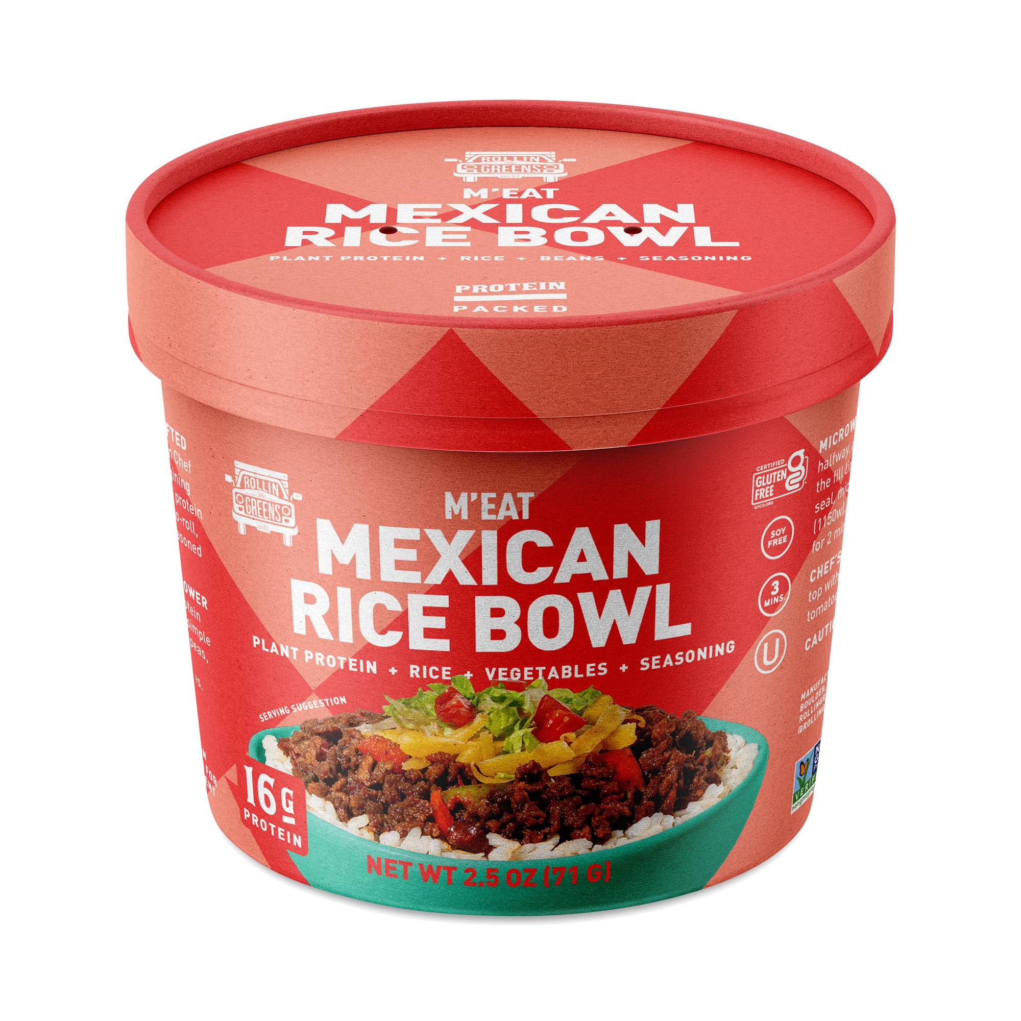 Plant-Based Rice Bowl, Mexican