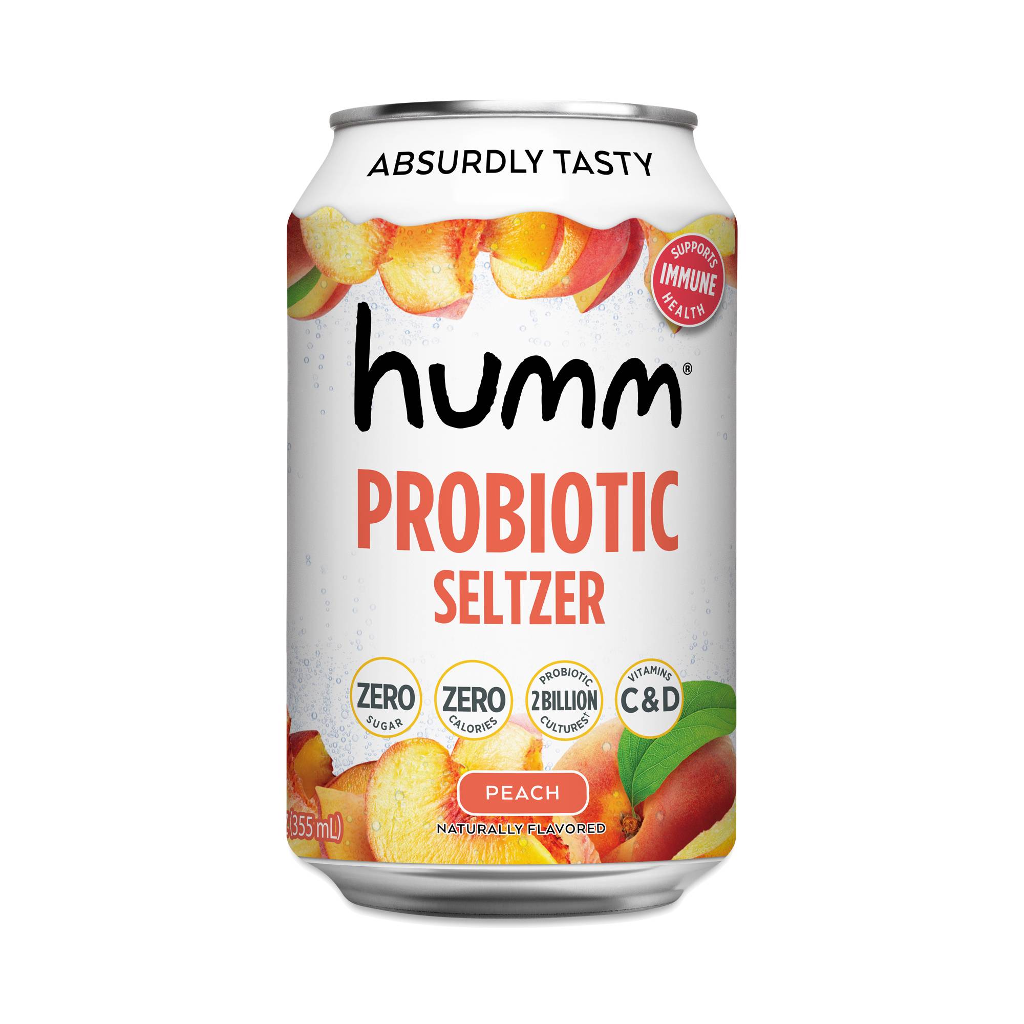 Probiotic Seltzer, Peach