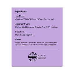 Plant-based Maxi Pads with Wings, Regular