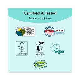 Plant-based Maxi Pads with Wings, Super