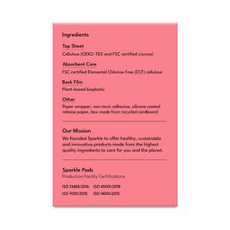 Plant-based Maxi Pads with Wings, Overnight