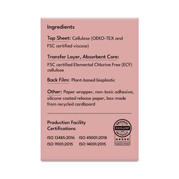 Plant-based Ultra Thin Pads with Wings, Regular