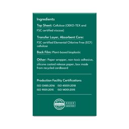 Plant-based Ultra Thin Pads with Wings, Super