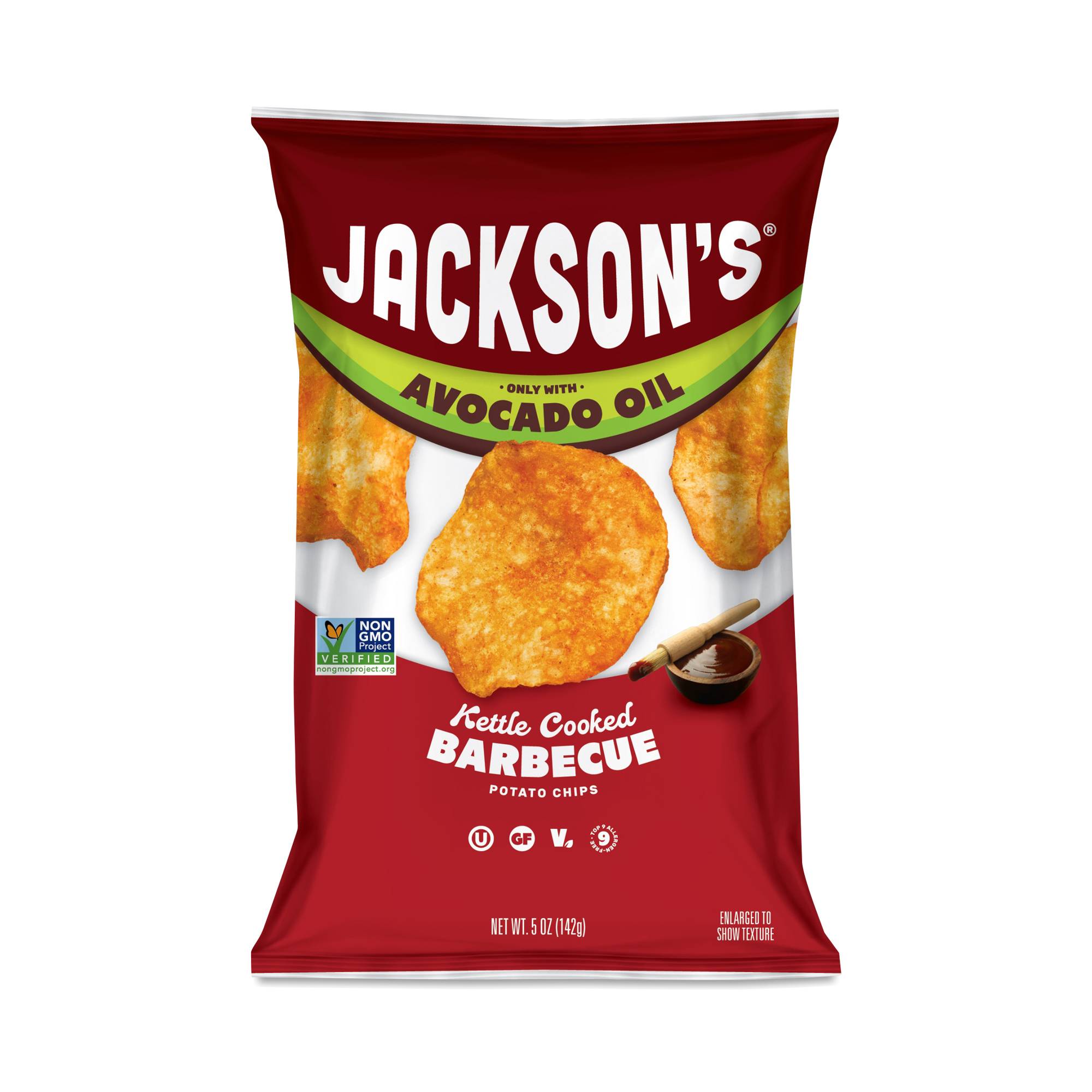 Avocado Oil Potato Chips, Barbecue