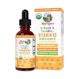 Infant & Toddler Organic Vitamin D3 Drops, Unflavored