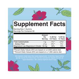 Kids Magnesium Calm Gummies, Hibiscus