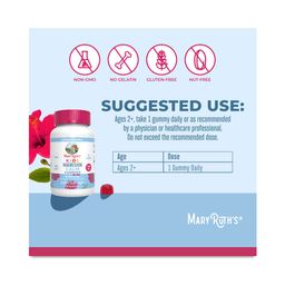 Kids Magnesium Calm Gummies, Hibiscus