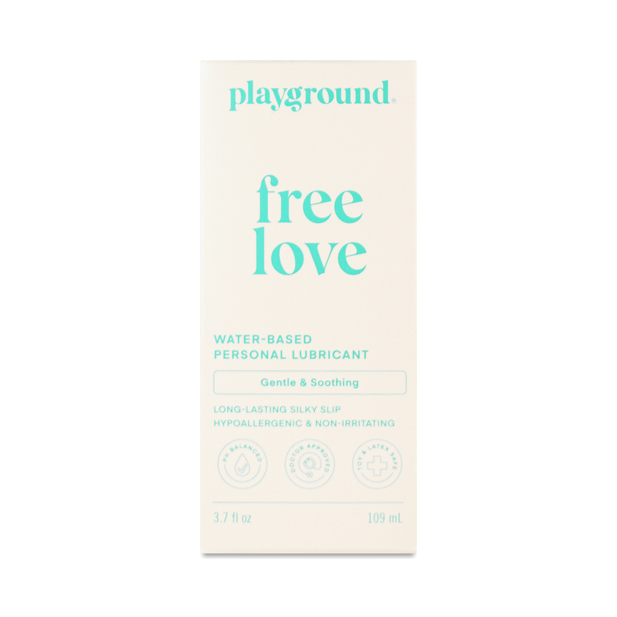 Playground Free Love Water-Based Personal Lubricant, Gentle & Soothing |  Thrive Market
