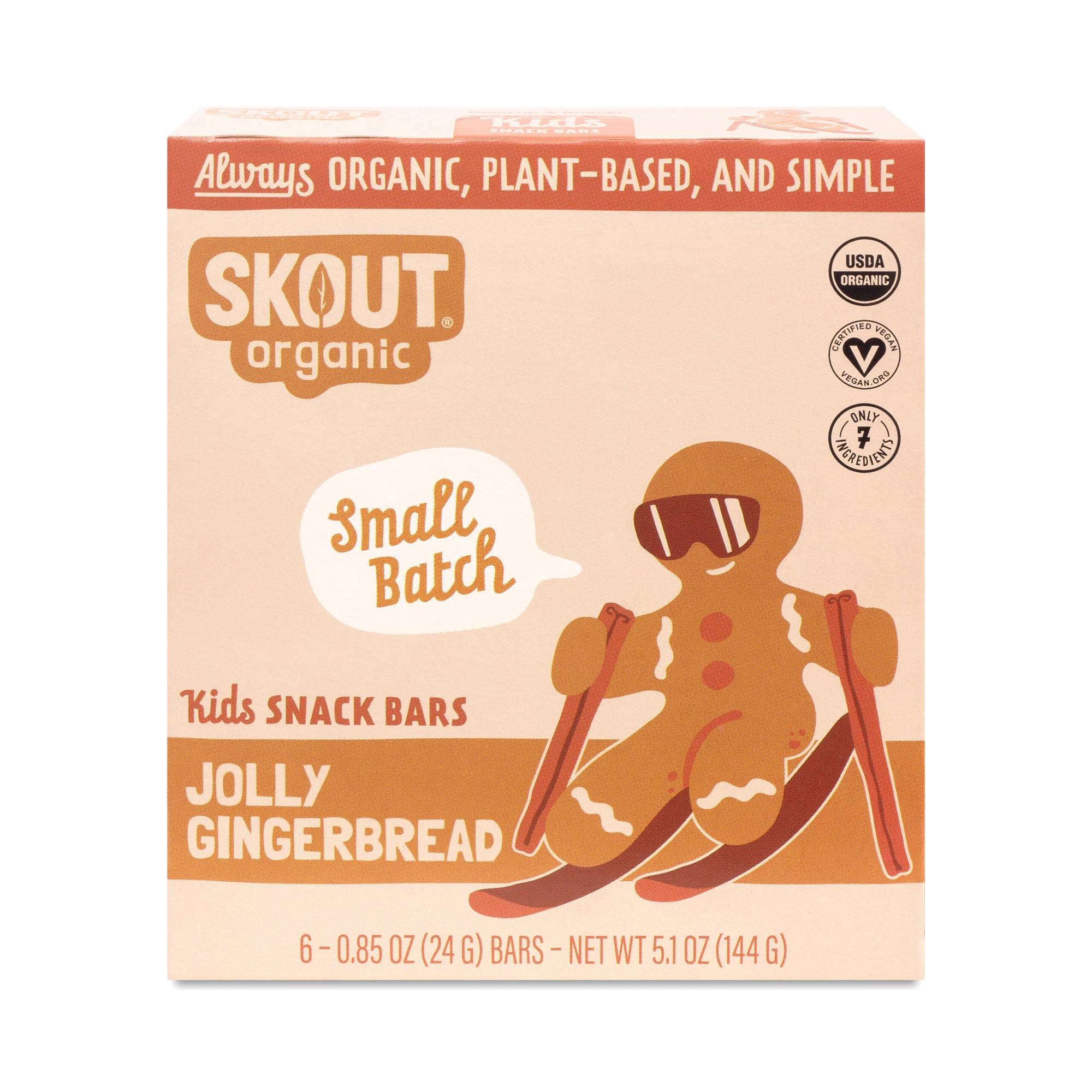 Kids Snack Bars, Jolly Gingerbread