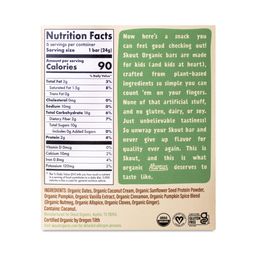 Kids Snack Bars, Pumpkin Pie