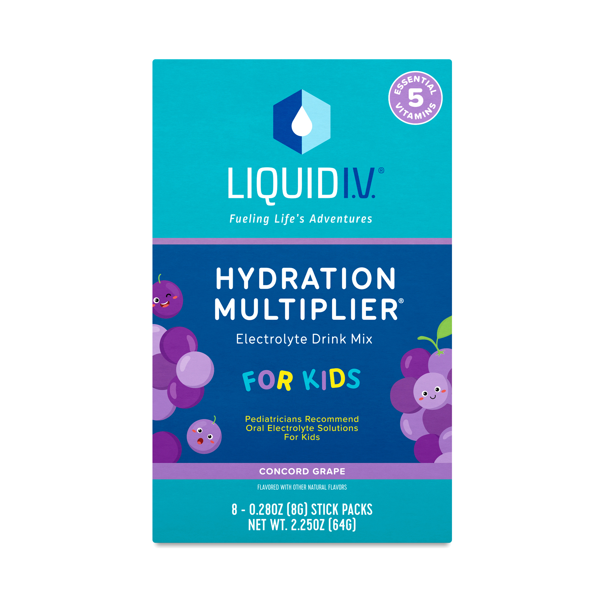 Liquid IV Kids Hydration Multiplier, Concord Grape Thrive Market