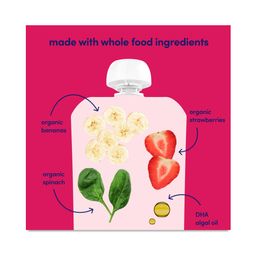 Organic Baby Smoothie, Spinach Strawberry Banana
