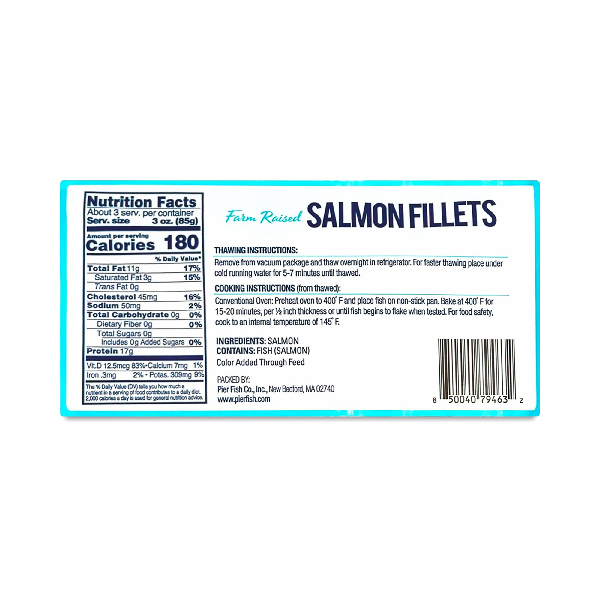 Salmon Fillets, Farm Raised