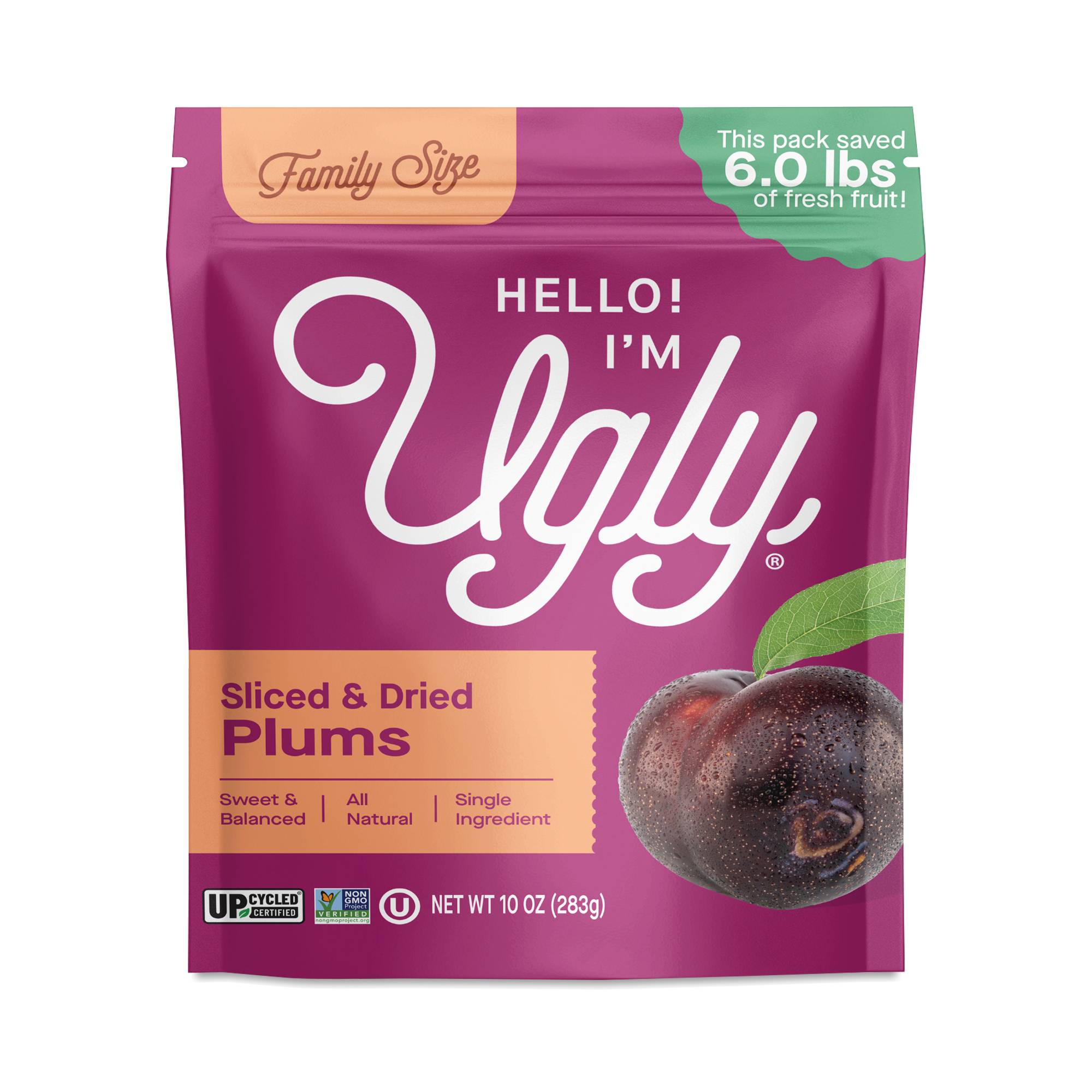 Sliced & Dried Fruit Snacks, Plums