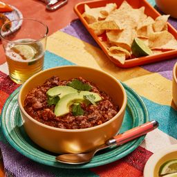 Pinto & Black Bean Mole Chili