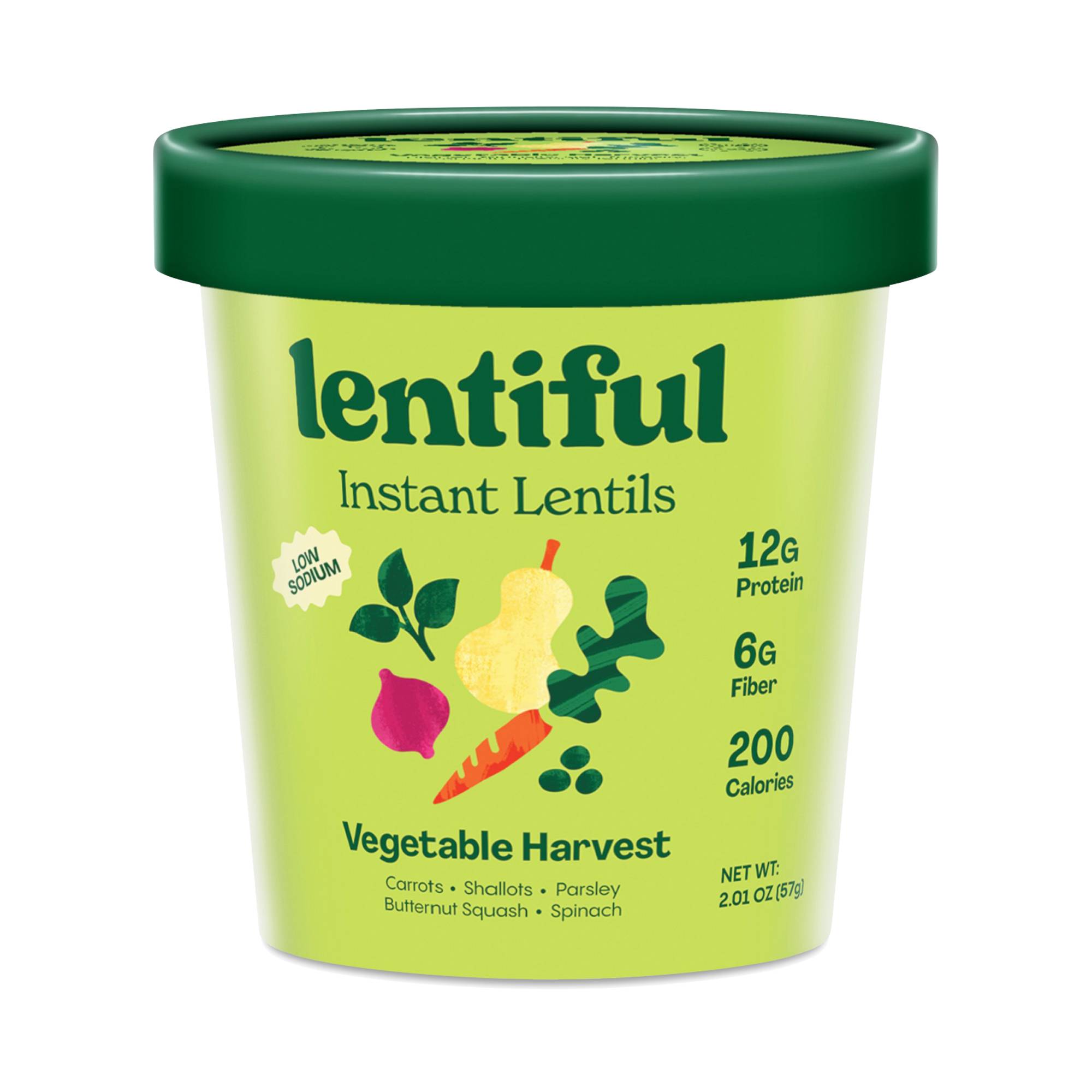 Instant Lentils, Vegetable Harvest