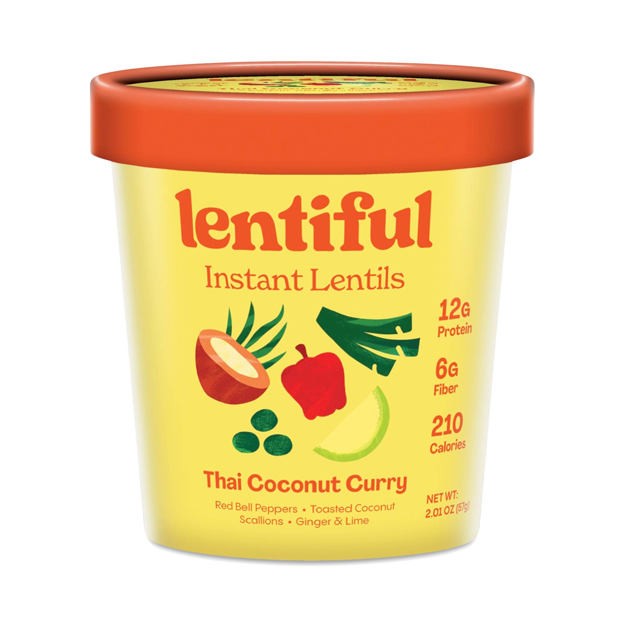 Instant Lentils, Thai Coconut Curry