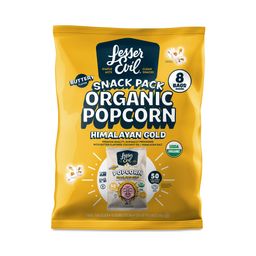 Organic Popcorn, Himalayan Gold, Snack Pack