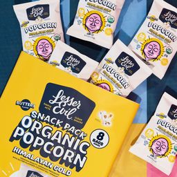 Organic Popcorn, Himalayan Gold, Snack Pack
