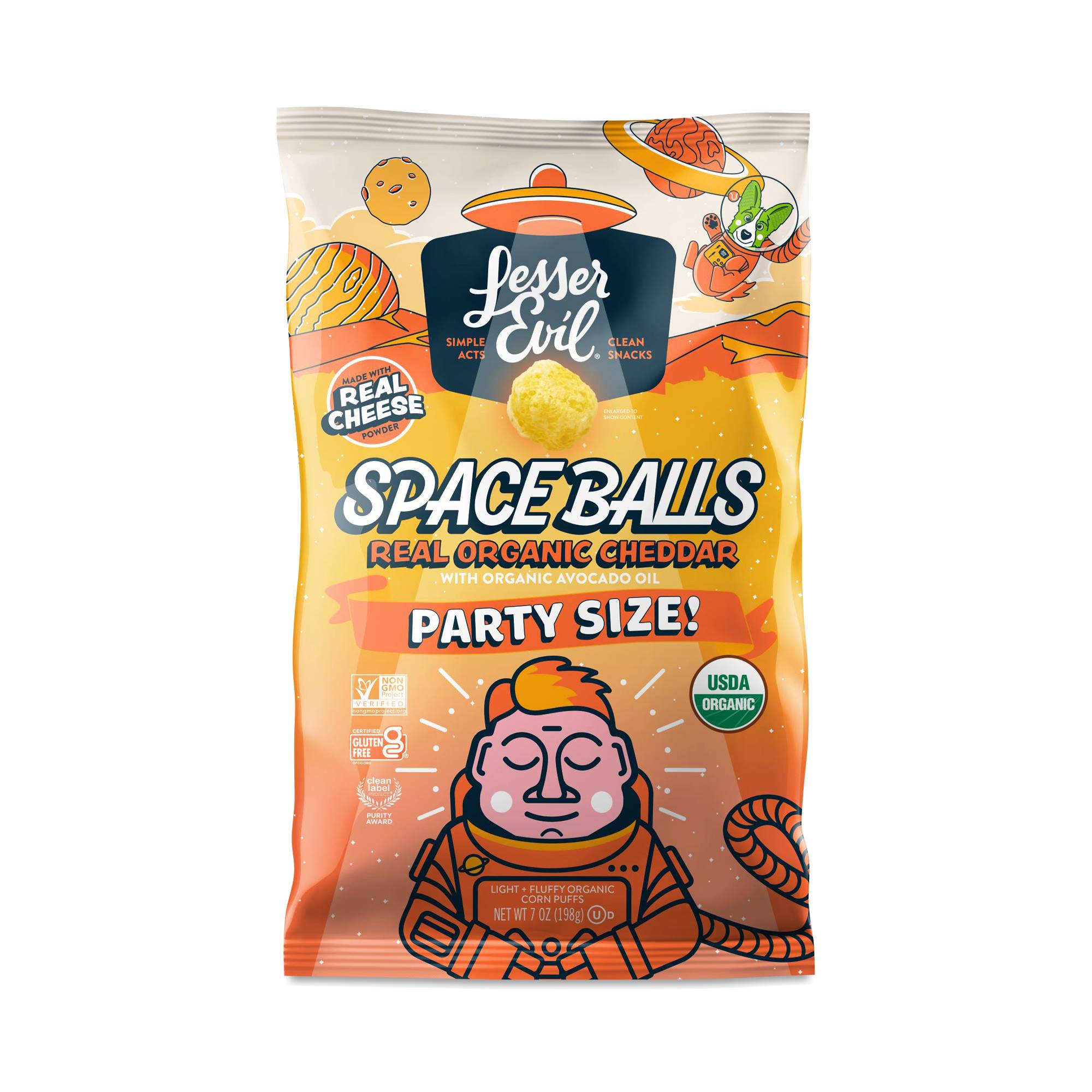 Space Balls, Real Organic Cheddar