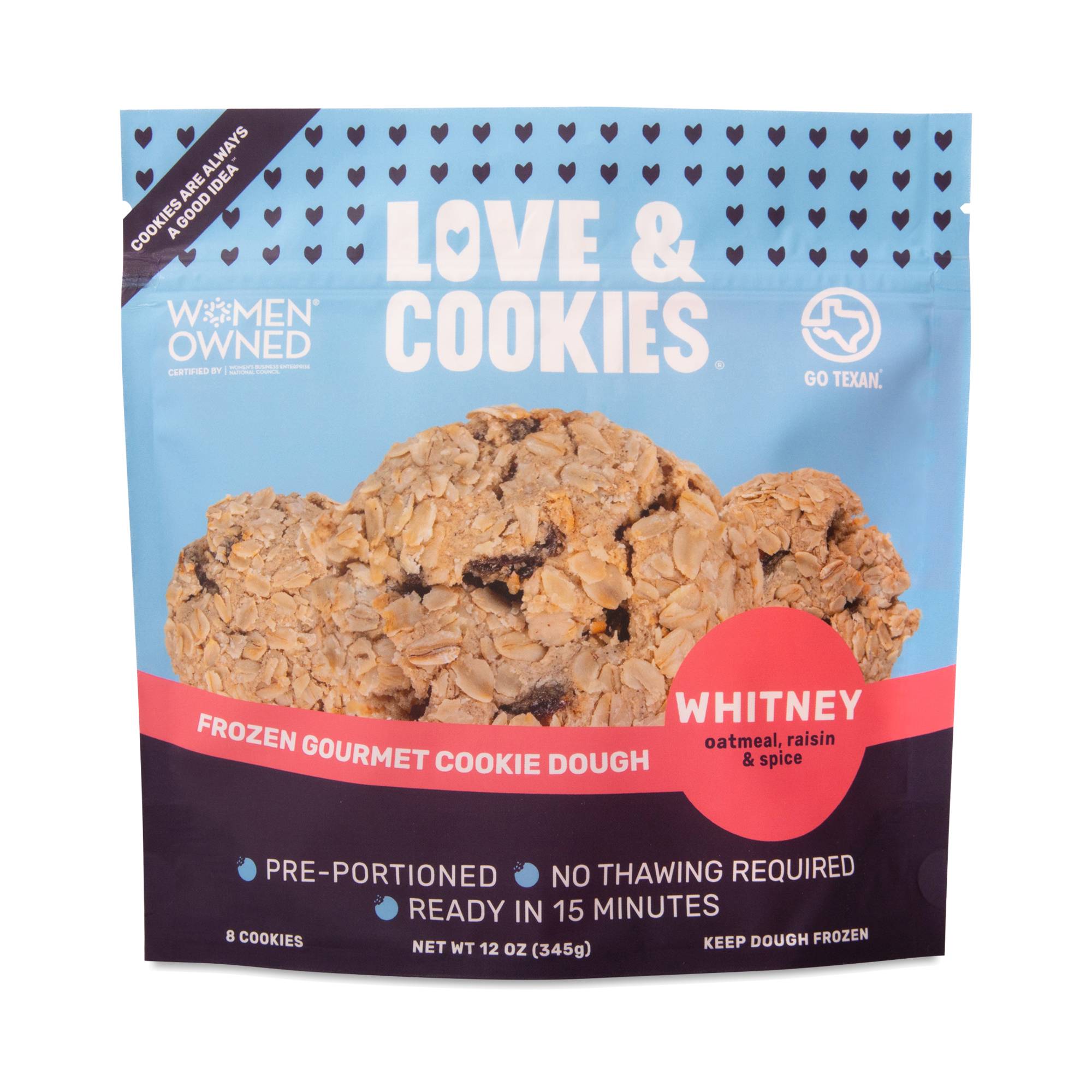 Gourmet Cookie Dough, Oatmeal Raisin