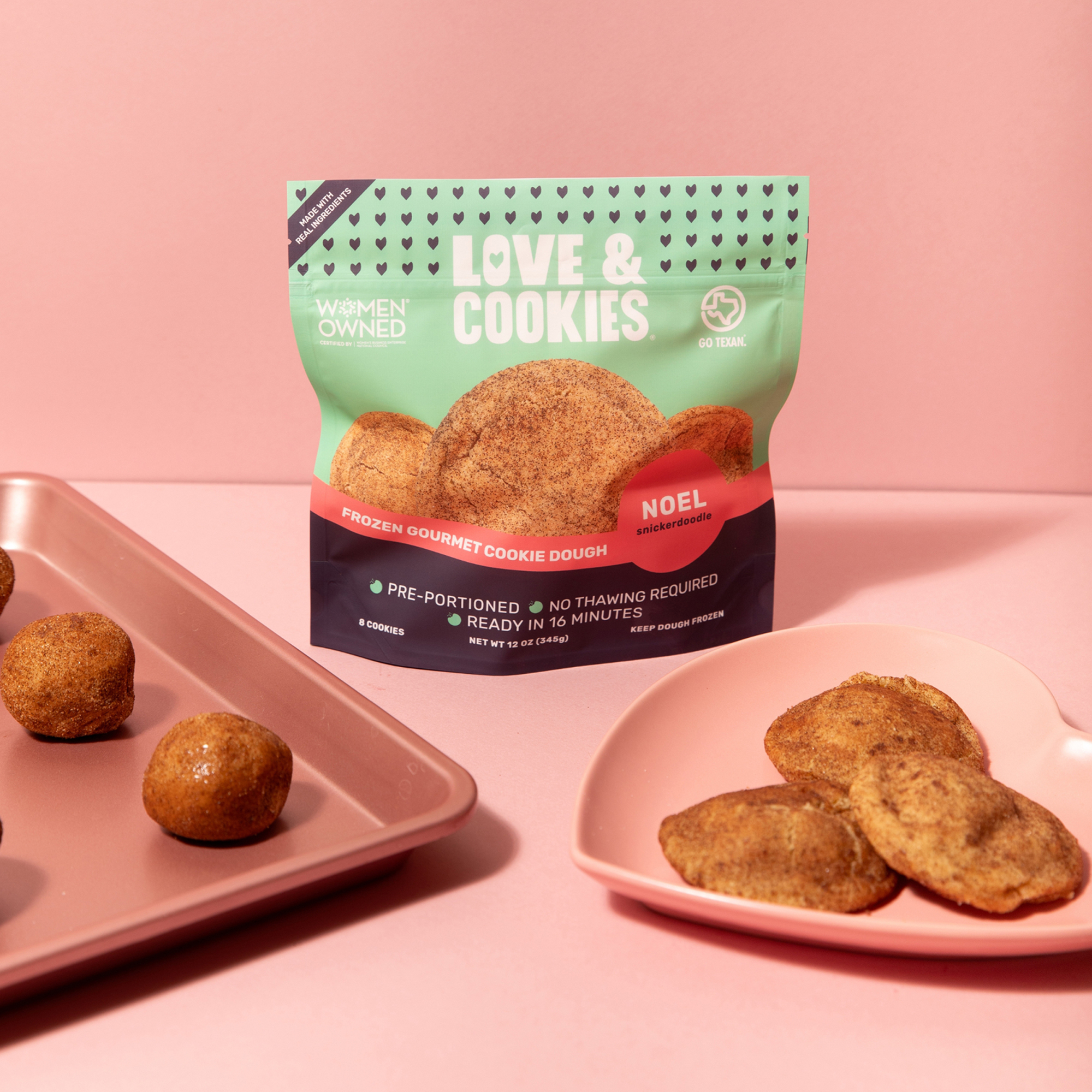 Love&Cookies Gourmet Cookie Dough, Snickerdoodle | Thrive Market