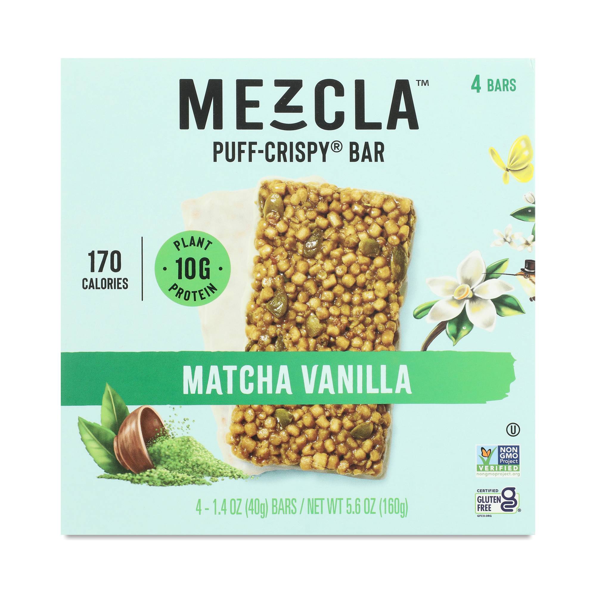 Puff-Crispy Bar, Japanese Matcha Vanilla