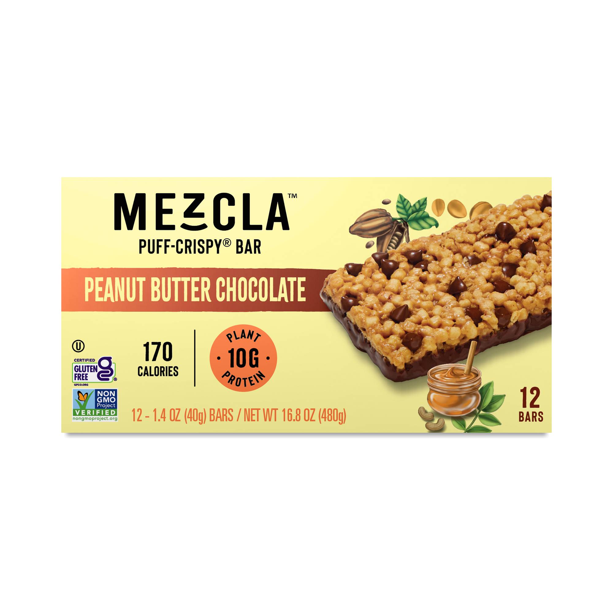 Puff-Crispy Bar, Peanut Butter Chocolate