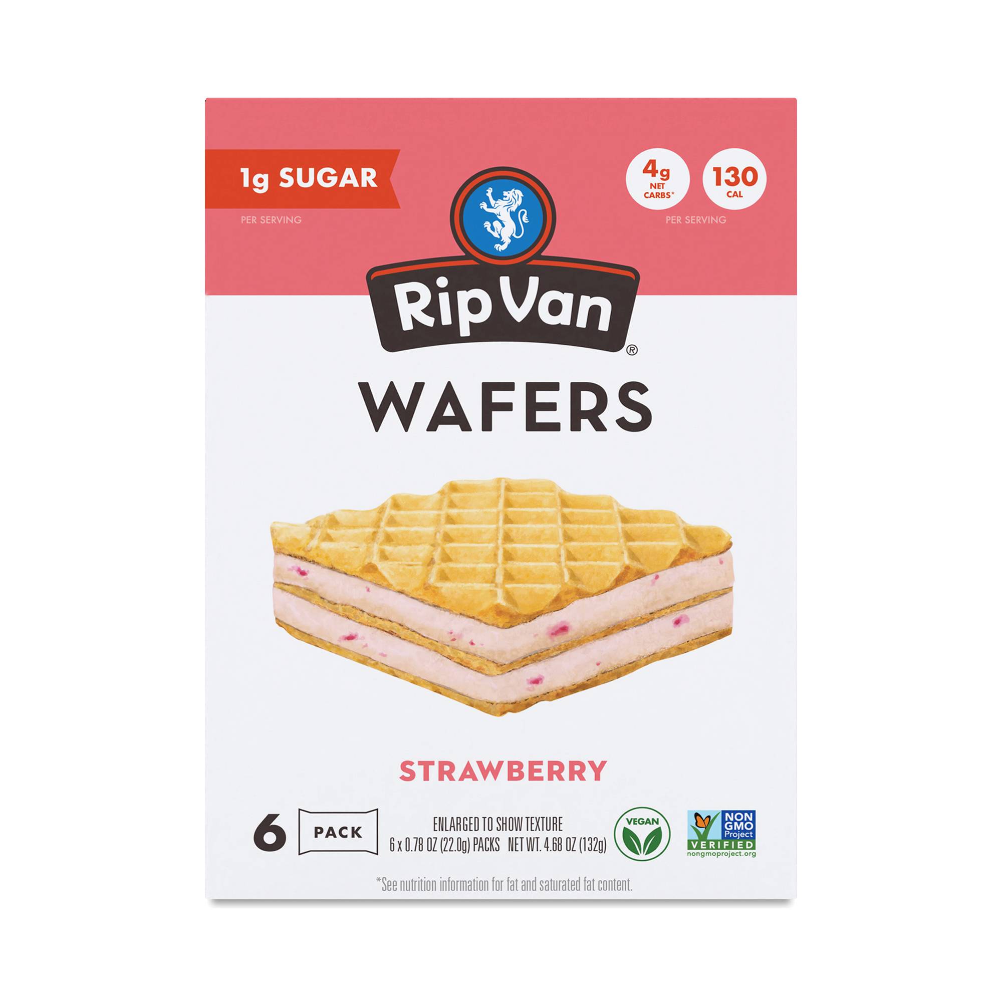 Wafers, Strawberry, Snack Pack
