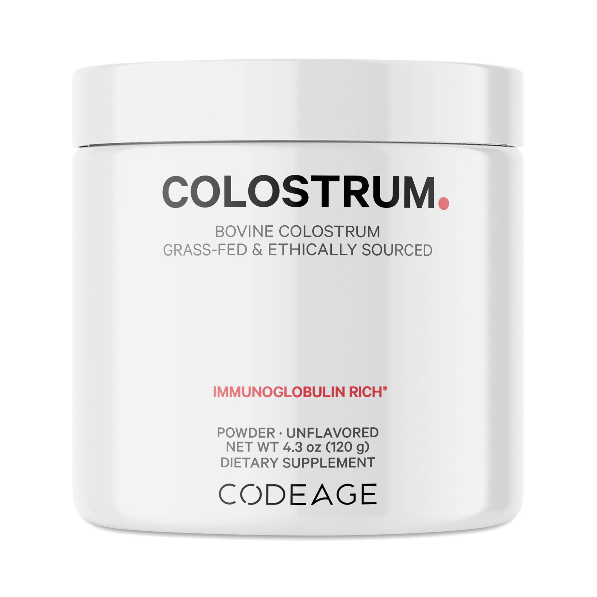 Grass-Fed Bovine Colostrum Powder, Unflavored