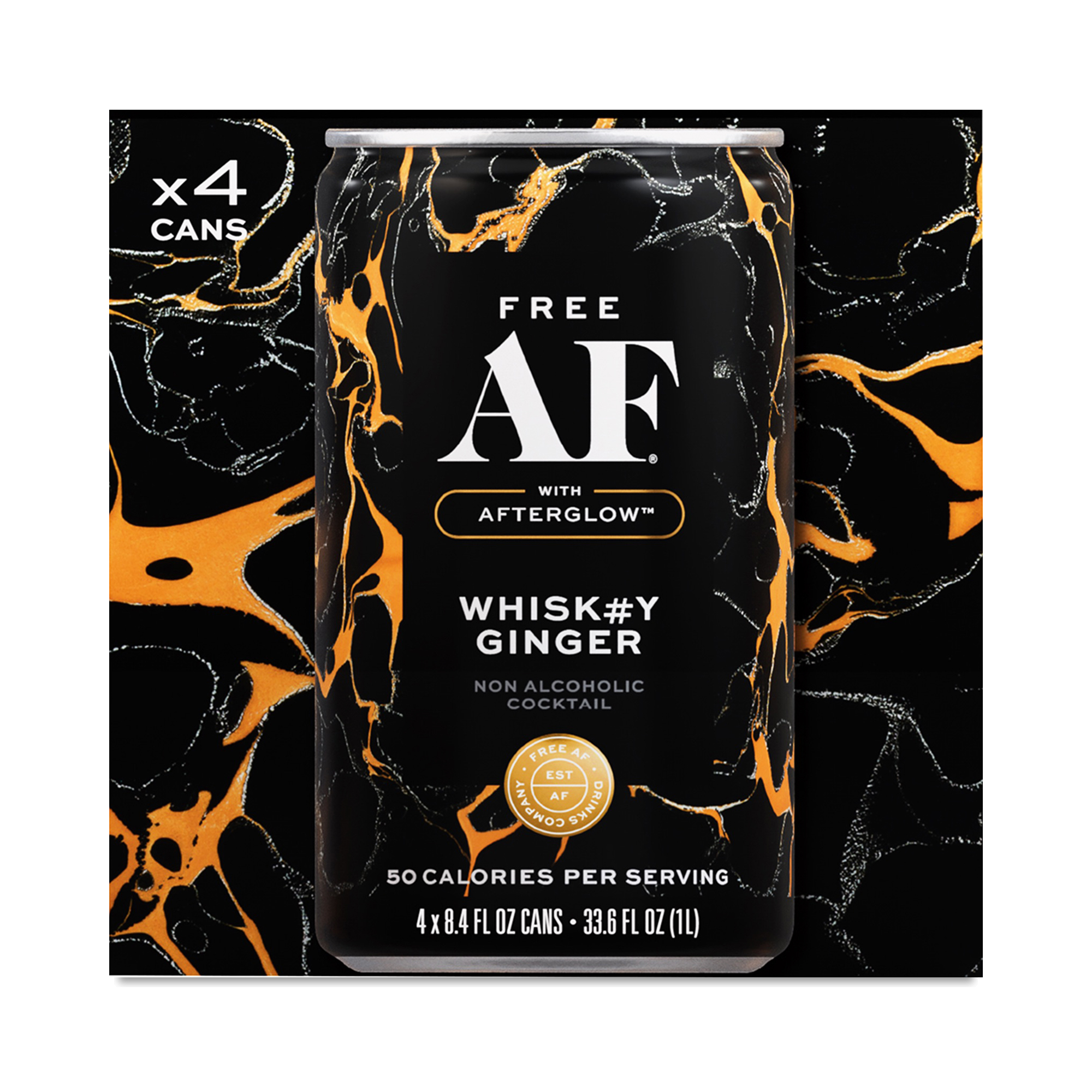 Free AF Non-Alcoholic Cocktail, Whisk#y Ginger | Thrive Market