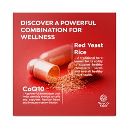 Red Yeast Rice & CoQ10 for Healthy Heart Support