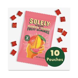 Organic Fruit Gummies Snack Pack, Mango & Guava