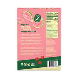 Organic Fruit Gummies Snack Pack, Mango & Guava