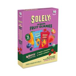 Organic Fruit Gummies, Berry Snack Pack