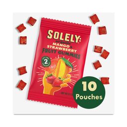 Organic Fruit Gummies Snack Pack, Mango & Strawberry