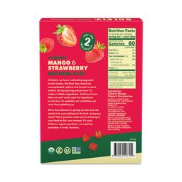 Organic Fruit Gummies Snack Pack, Mango & Strawberry