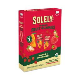 Organic Fruit Gummies Snack Pack, Mango & Strawberry