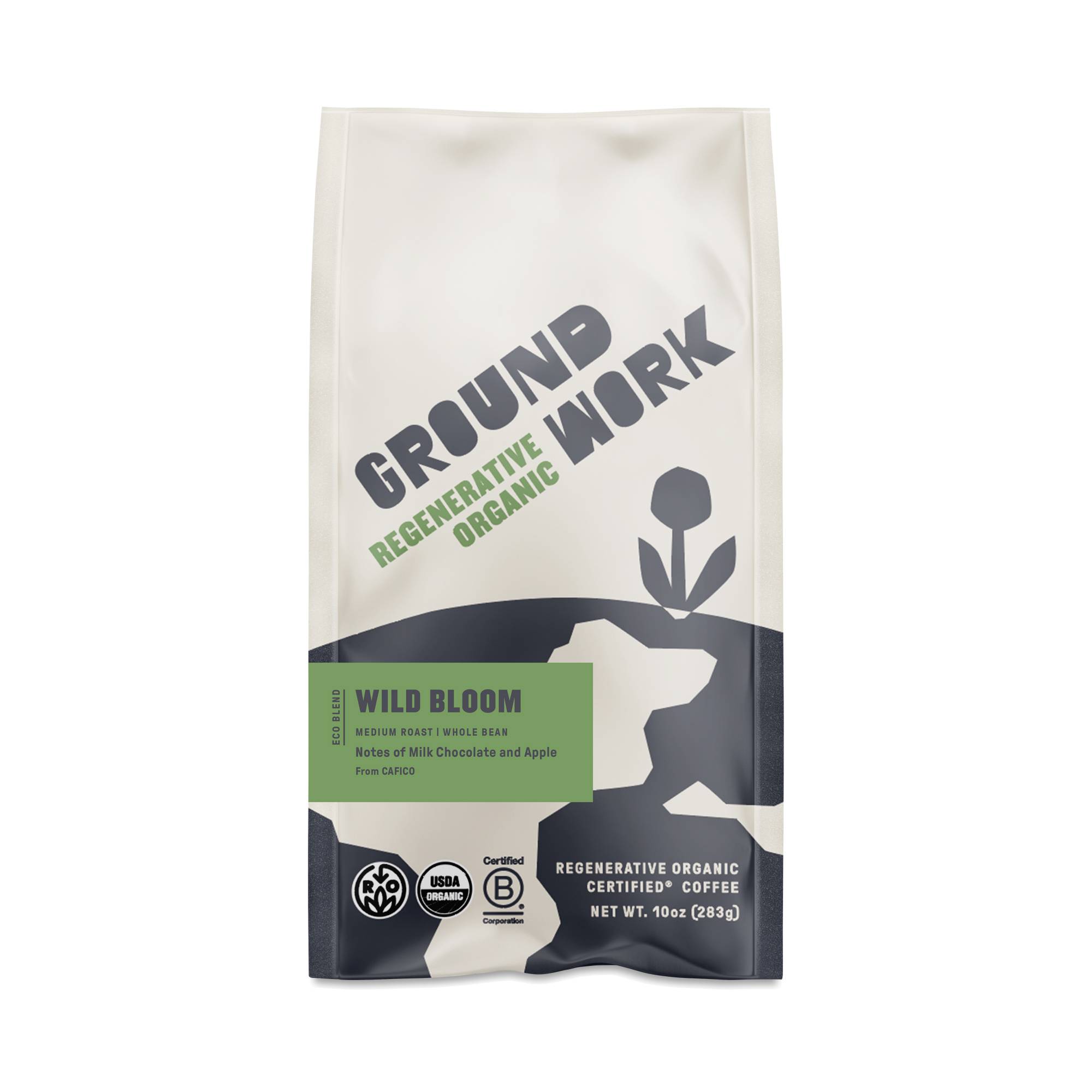 Regenerative Organic Whole Bean Coffee, Wild Bloom Medium Roast