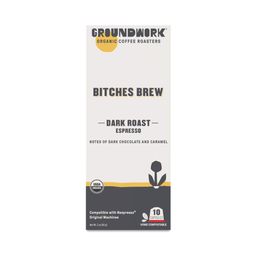 Home Compostable Organic Espresso Capsules, Bitches Brew Dark Roast