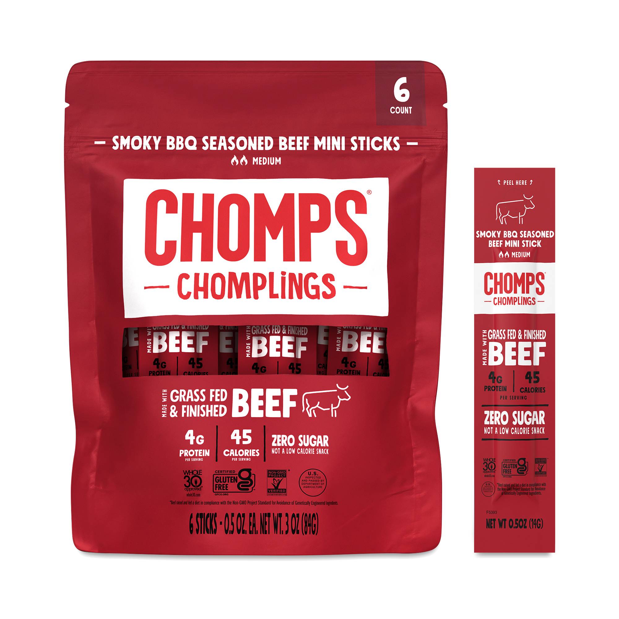 Mini Grass-Fed Beef Chomplings, Smoky BBQ