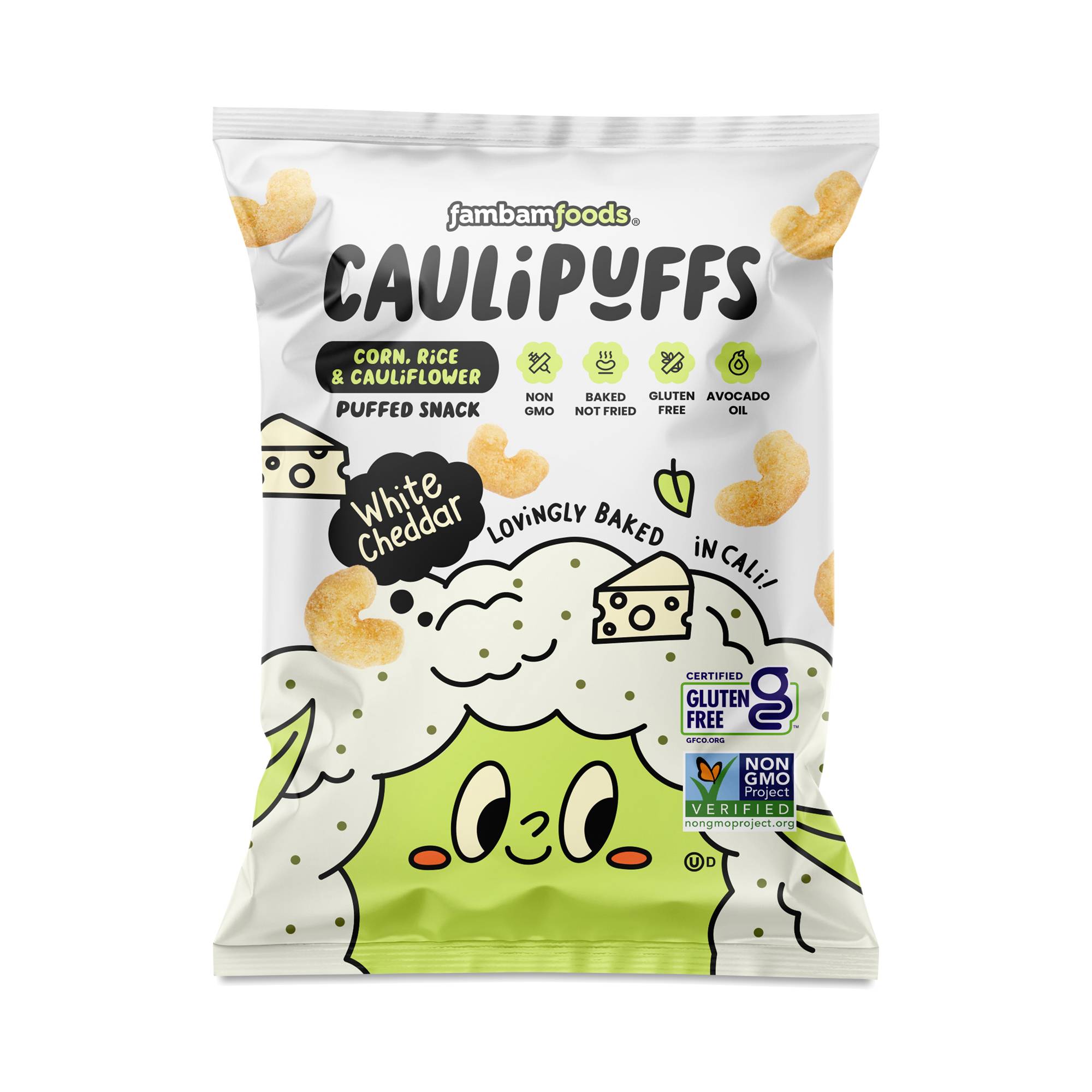 Puffed Snack, White Cheddar