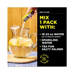 Electrolyte Drink Mix, Lemonade Salt
