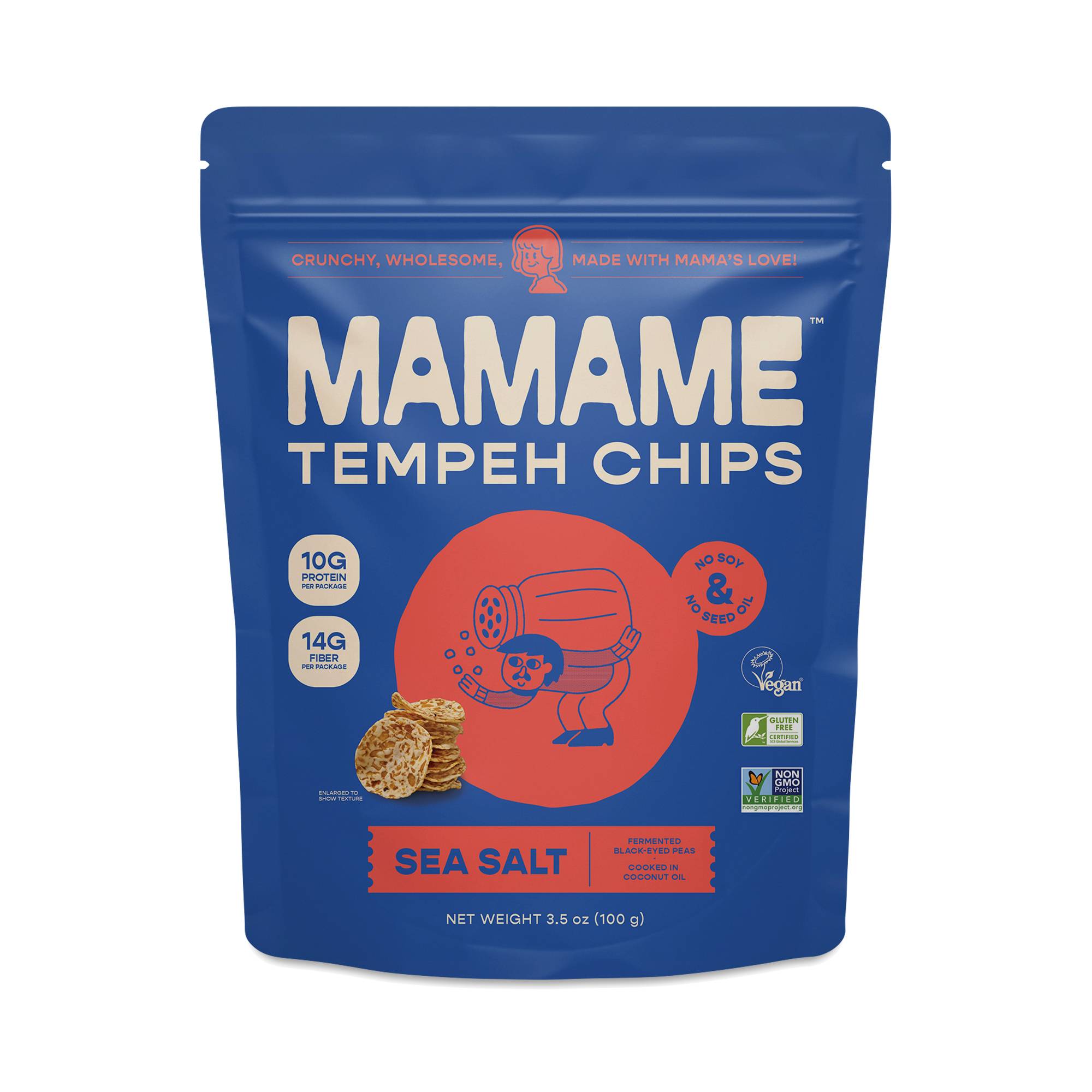 Tempeh Chips, Sea Salt