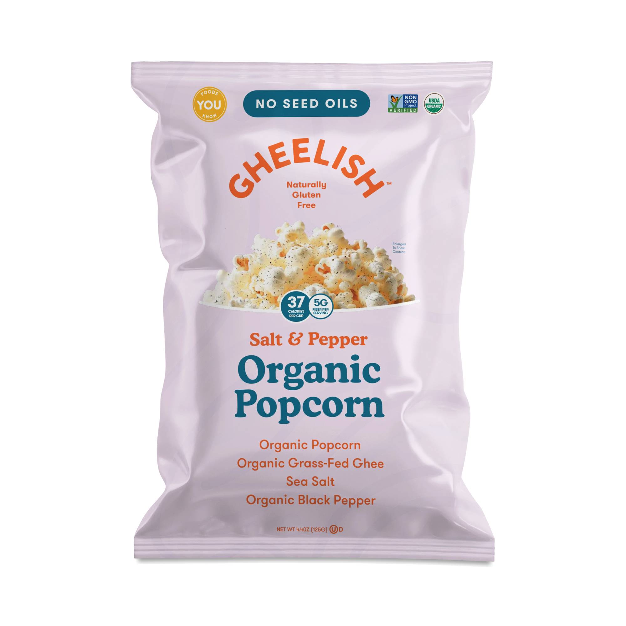 Organic Popcorn, Salt & Pepper