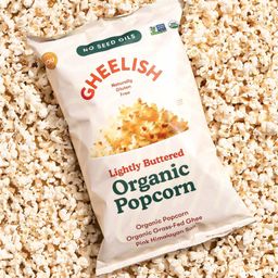 Organic Popcorn, Lightly Buttered
