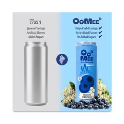 Marine Plant Beverage with Seabiotics, Blueberry & Elderflower