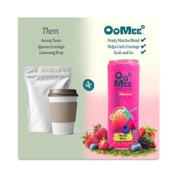 Marine Plant Beverage with Seabiotics, Matcha Berry