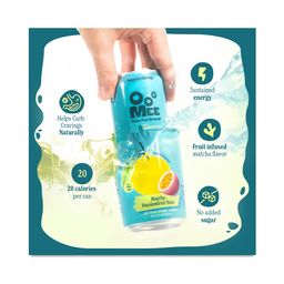 Marine Plant Beverage with Seabiotics, Matcha Passionfruit Yuzu