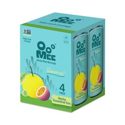 Marine Plant Beverage with Seabiotics, Matcha Passionfruit Yuzu